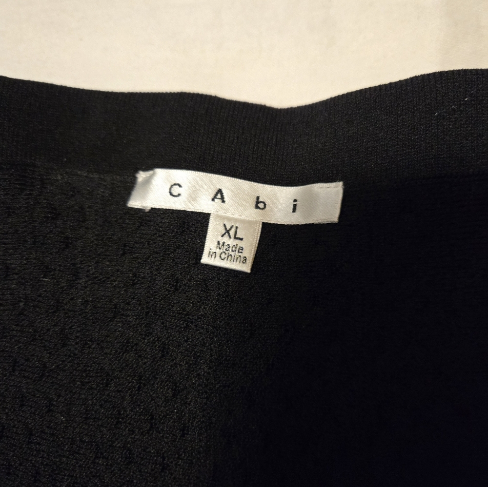 CAbi Black Textured A-Line Skirt - Picture 5 of 6